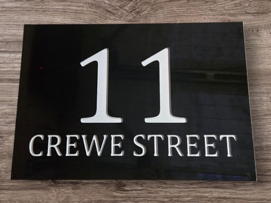 Stylish and Durable: Our Custom ACM Panel House Sign
