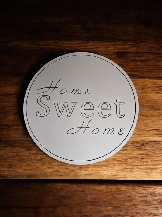 Home Sweet Home - White